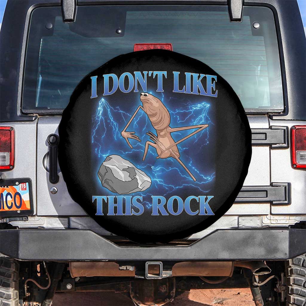 Marcus The Worm Meme Spare Tire Cover I Don't Like This Rock Bootleg TS10 No hole Black Print Your Wear