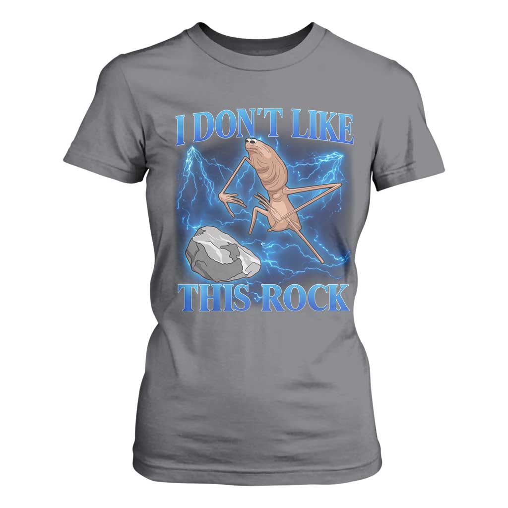 Marcus The Worm Meme T Shirt For Women I Don't Like This Rock Bootleg TS10 Charcoal Print Your Wear