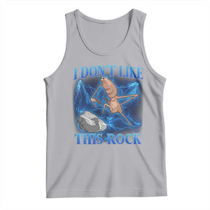 Marcus The Worm Meme Tank Top I Don't Like This Rock Bootleg TS10 Athletic Heather Print Your Wear