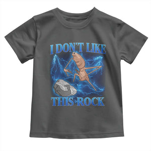 Marcus The Worm Meme Toddler T Shirt I Don't Like This Rock Bootleg TS10 Dark Heather Print Your Wear