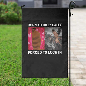 Marcus The Worm Meme Garden Flag Born To Dilly Dally Forced To Lock In Funny Cute Brainrot TS10 Print Your Wear