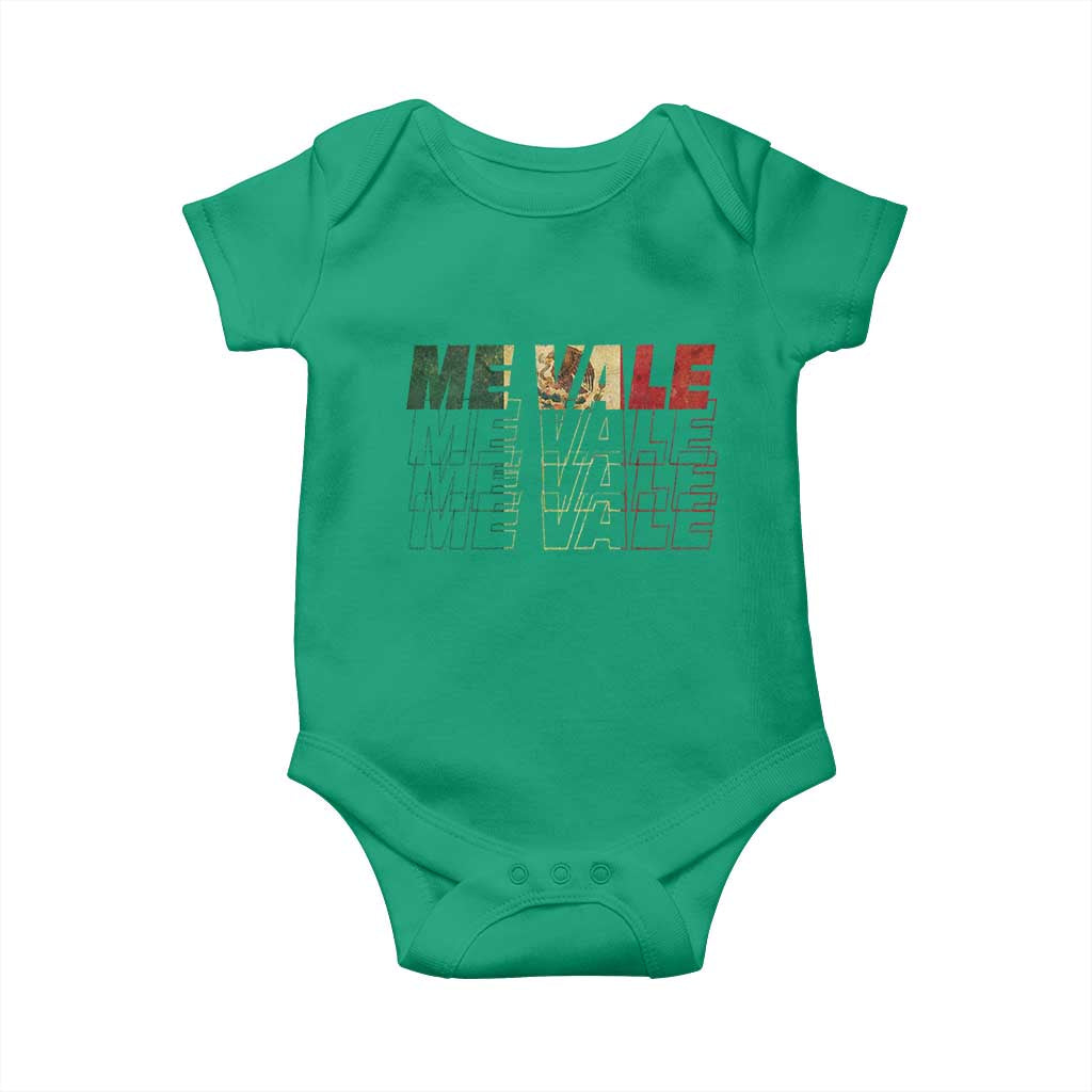 Me Vale Mexican Flag Baby Onesie Sarcastic Saying Latino Spanish Slang TS10 Irish Green Print Your Wear