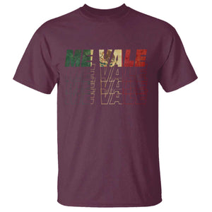 Me Vale Mexican Flag T Shirt Sarcastic Saying Latino Spanish Slang TS10 Maroon Print Your Wear
