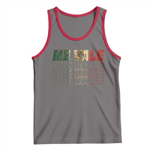 Me Vale Mexican Flag Tank Top Sarcastic Saying Latino Spanish Slang TS10 Deep Heather Red Print Your Wear