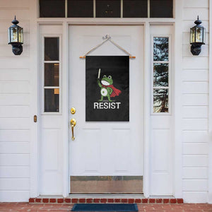 Resist Frog With Sword Garden Flag No Kings Portland Protest TS10 Print Your Wear