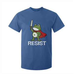Resist Frog With Sword T Shirt For Kid No Kings Portland Protest TS10 Royal Blue Print Your Wear