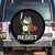 Resist Frog With Sword Spare Tire Cover No Kings Portland Protest TS10 No hole Black Print Your Wear