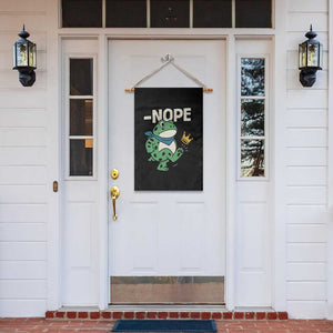 No Kings in America Portland Frog Garden Flag Funny Political Meme TS10 Print Your Wear