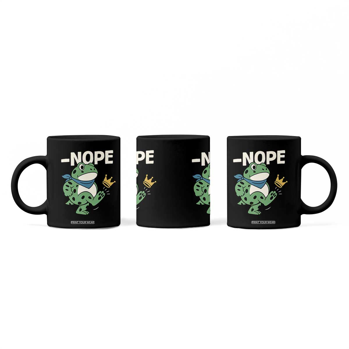 No Kings in America Portland Frog Coffee Mug Funny Political Meme TS10 Print Your Wear