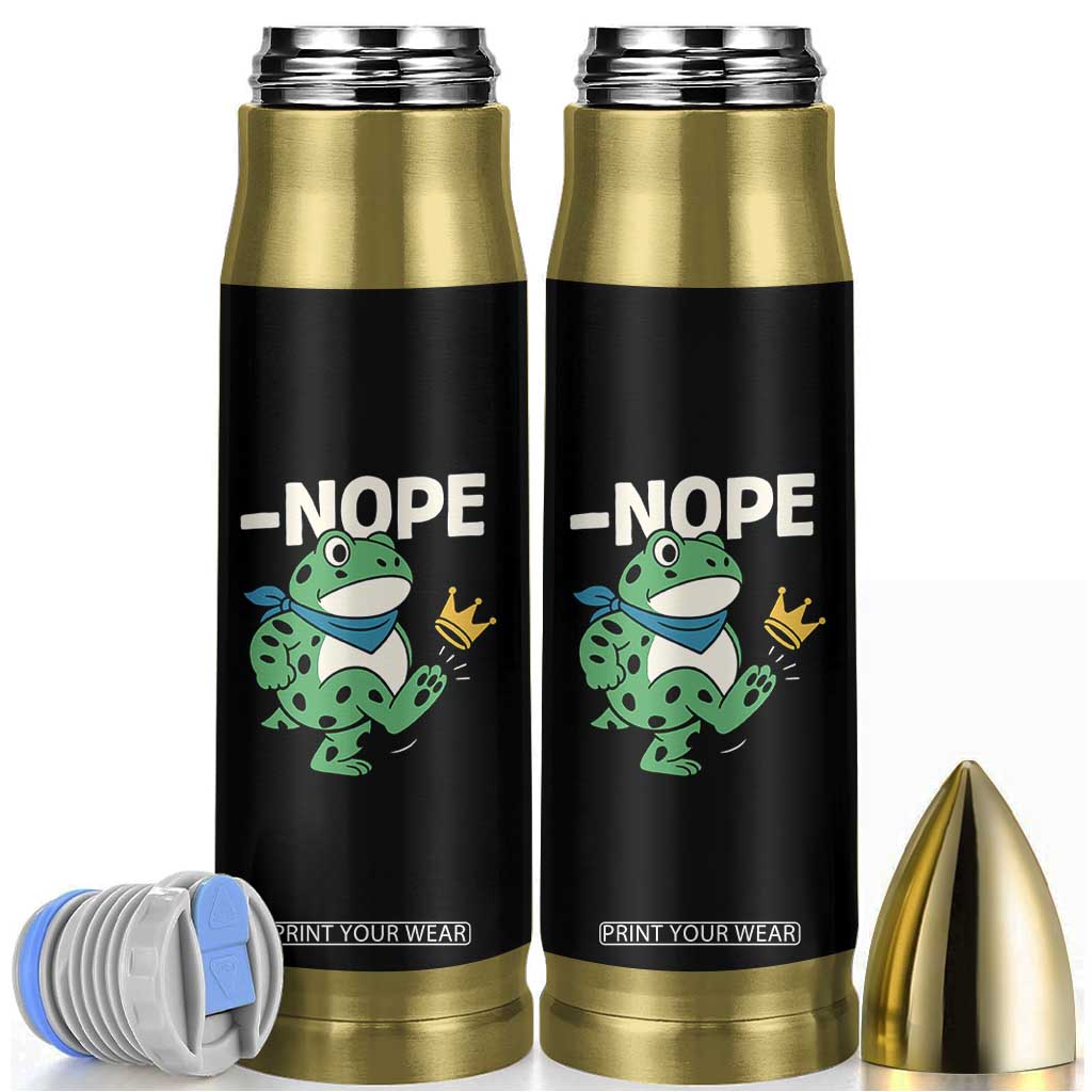 No Kings in America Portland Frog Bullet Tumbler Funny Political Meme TS10 Black Print Your Wear