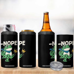 No Kings in America Portland Frog 4 in 1 Can Cooler Tumbler Funny Political Meme TS10 Print Your Wear