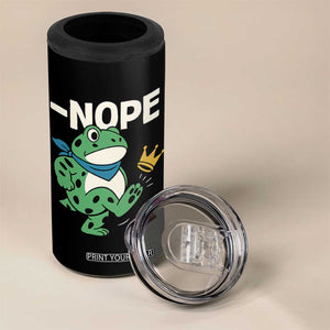 No Kings in America Portland Frog 4 in 1 Can Cooler Tumbler Funny Political Meme TS10 Print Your Wear