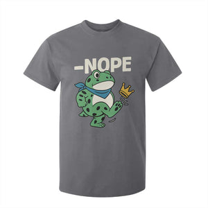 No Kings in America Portland Frog T Shirt For Kid Funny Political Meme TS10 Charcoal Print Your Wear
