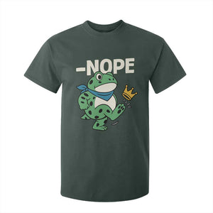 No Kings in America Portland Frog T Shirt For Kid Funny Political Meme TS10 Dark Forest Green Print Your Wear
