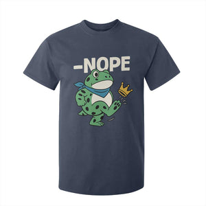 No Kings in America Portland Frog T Shirt For Kid Funny Political Meme TS10 Navy Print Your Wear