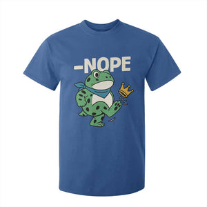 No Kings in America Portland Frog T Shirt For Kid Funny Political Meme TS10 Royal Blue Print Your Wear