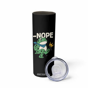 No Kings in America Portland Frog Skinny Tumbler Funny Political Meme TS10 Print Your Wear
