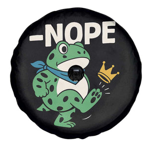 No Kings in America Portland Frog Spare Tire Cover Funny Political Meme TS10 Print Your Wear