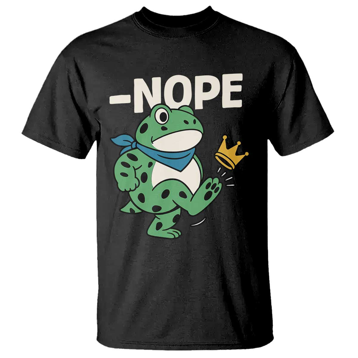 No Kings in America Portland Frog T Shirt Funny Political Meme TS10 Black Print Your Wear