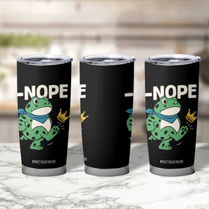 No Kings in America Portland Frog Tumbler Cup Funny Political Meme TS10 Print Your Wear