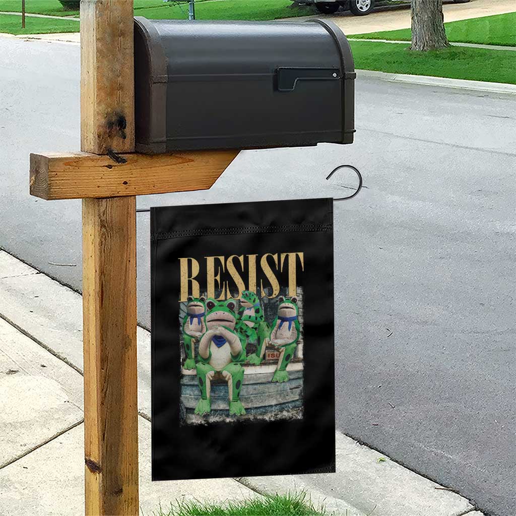 Portland Frog Resist Protest Garden Flag 80s Frogs Deportation Resistance TS10 Print Your Wear