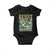 Portland Frog Resist Protest Baby Onesie 80s Frogs Deportation Resistance TS10 Black Print Your Wear