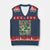 Portland Frog Resist Protest V-Neck Knit Sweater Vest 80s Frogs Deportation Resistance - Print Your Wear