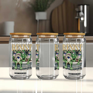 Portland Frog Resist Protest Glass Can 80s Frogs Deportation Resistance TS10 Print Your Wear