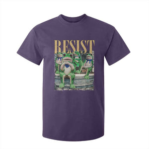 Portland Frog Resist Protest T Shirt For Kid 80s Frogs Deportation Resistance TS10 Purple Print Your Wear