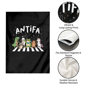 Resist Frog Protest Garden Flag Antifa Inflatable Costume Portland Frog Political Satire - Print Your Wear