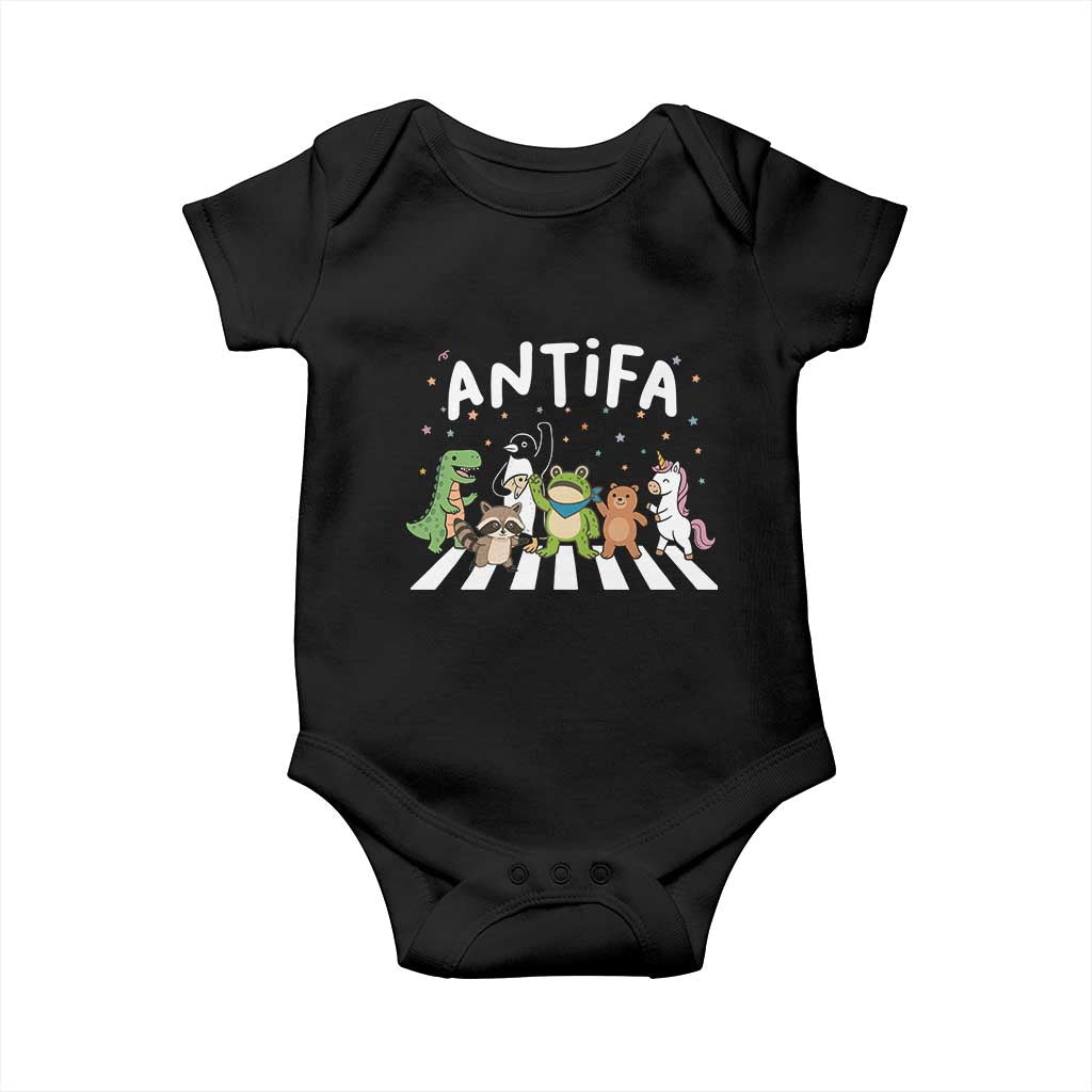 Resist Frog Protest Baby Onesie Antifa Inflatable Costume Portland Frog Political Satire TS10 Black Print Your Wear