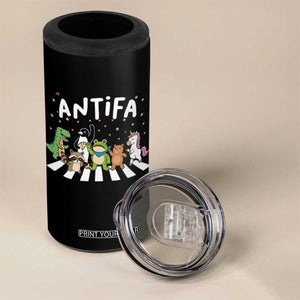 Resist Frog Protest 4 in 1 Can Cooler Tumbler Antifa Inflatable Costume Portland Frog Political Satire TS10 Print Your Wear