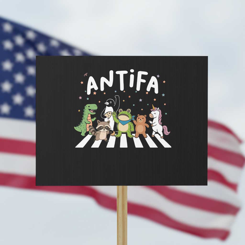 Resist Frog Protest Protest Sign Antifa Inflatable Costume Portland Frog Political Satire TS10 Horizontal 18