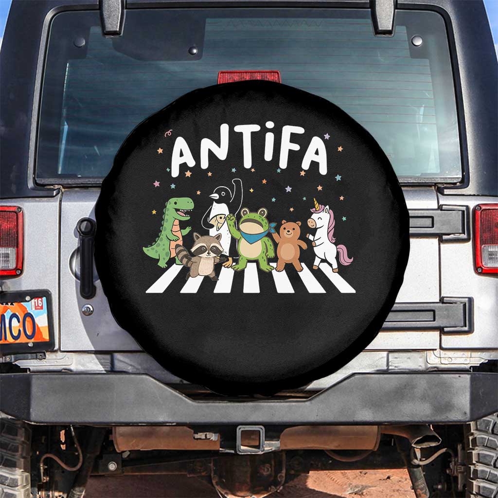 Resist Frog Protest Spare Tire Cover Antifa Inflatable Costume Portland Frog Political Satire TS10 No hole Black Print Your Wear