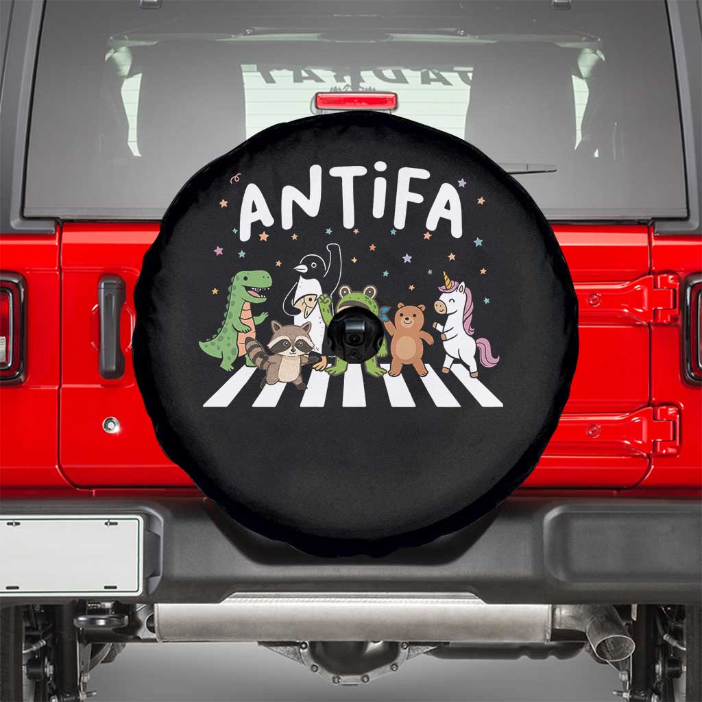 Resist Frog Protest Spare Tire Cover Antifa Inflatable Costume Portland Frog Political Satire TS10 Black Print Your Wear