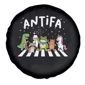 Resist Frog Protest Spare Tire Cover Antifa Inflatable Costume Portland Frog Political Satire - Print Your Wear