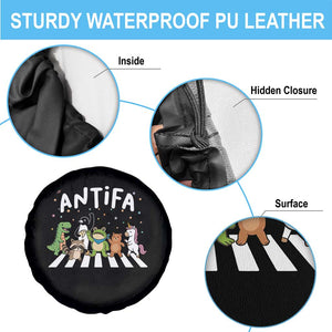 Resist Frog Protest Spare Tire Cover Antifa Inflatable Costume Portland Frog Political Satire - Print Your Wear