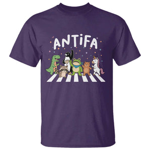 Resist Frog Protest T Shirt Antifa Inflatable Costume Portland Frog Political Satire TS10 Purple Print Your Wear