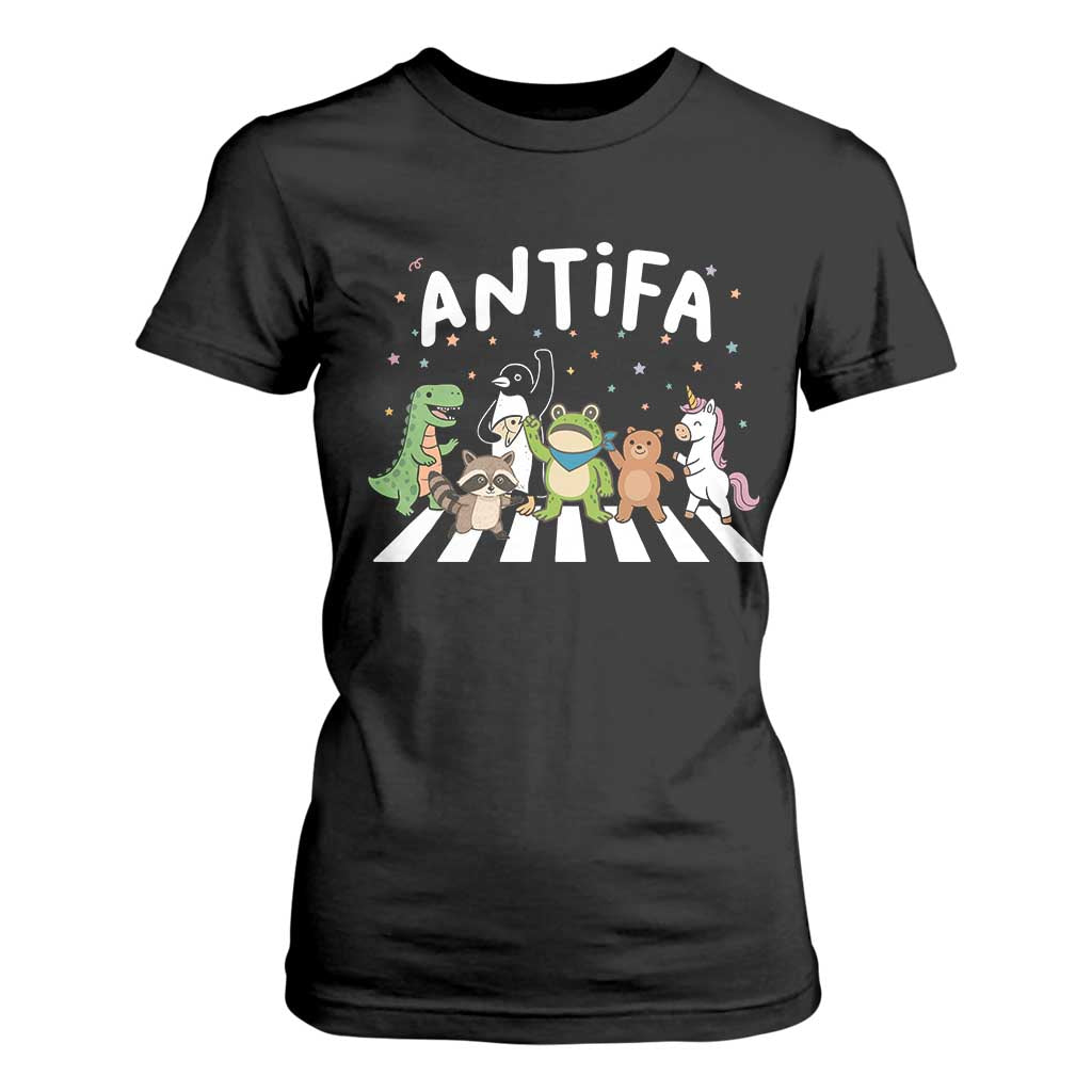 Resist Frog Protest T Shirt For Women Antifa Inflatable Costume Portland Frog Political Satire - Print Your Wear