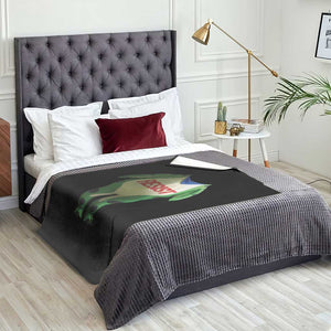 Portland Frog Throw Blanket Funny Political Costume Protest Resist TS10 Print Your Wear