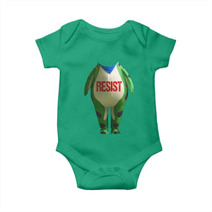 Portland Frog Baby Onesie Funny Political Costume Protest Resist TS10 Irish Green Print Your Wear
