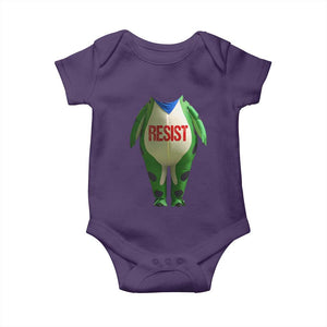 Portland Frog Baby Onesie Funny Political Costume Protest Resist TS10 Purple Print Your Wear