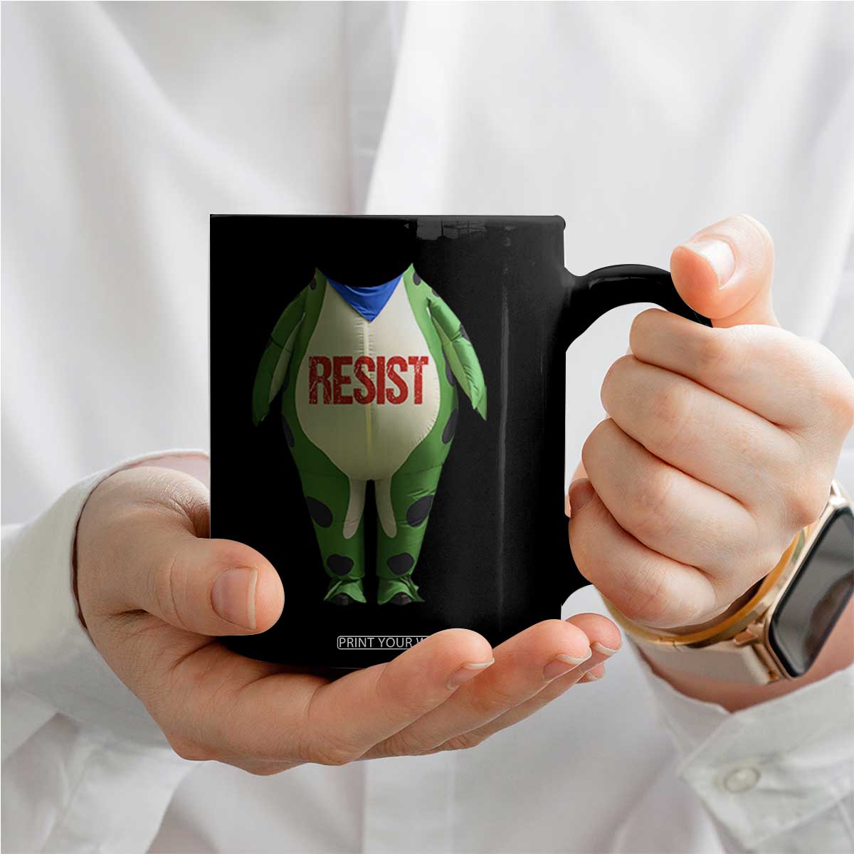 Portland Frog Coffee Mug Funny Political Costume Protest Resist TS10 Print Your Wear