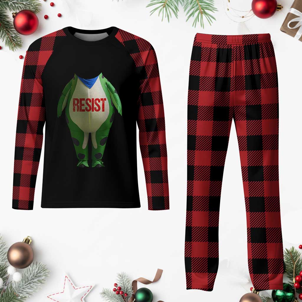 Portland Frog Plaid Pajama Set Funny Political Costume Protest Resist TS10 Buffalo Plaid Print Your Wear