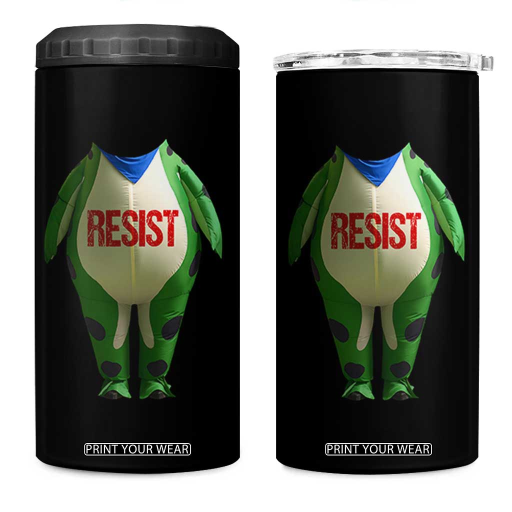 Portland Frog 4 in 1 Can Cooler Tumbler Funny Political Costume Protest Resist TS10 One Size: 16 oz Black Print Your Wear