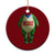 Portland Frog Ceramic Ornament Funny Political Costume Protest Resist TS10 1pc Red Print Your Wear