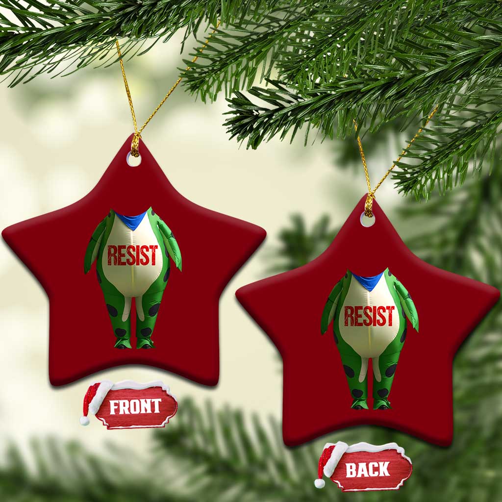Portland Frog Ceramic Ornament Funny Political Costume Protest Resist TS10 Print Your Wear