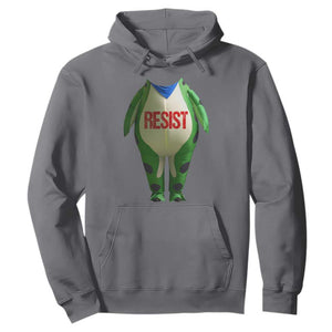 Portland Frog Hoodie Funny Political Costume Protest Resist TS10 Charcoal Print Your Wear