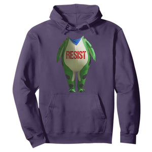 Portland Frog Hoodie Funny Political Costume Protest Resist TS10 Purple Print Your Wear