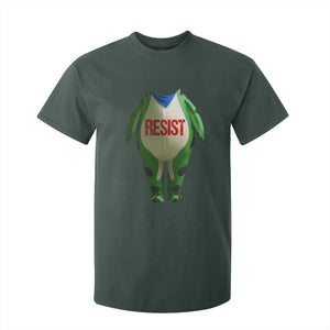 Portland Frog T Shirt For Kid Funny Political Costume Protest Resist TS10 Dark Forest Green Print Your Wear